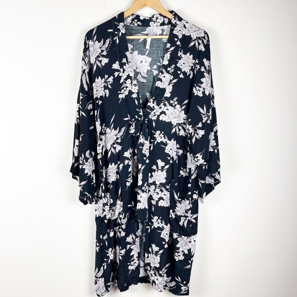 2/$14 Spiritual Gangster Floral Kimono